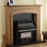 0534811 Black Beauty Radiant FIRESLIDE CONTROL roomset side NEW