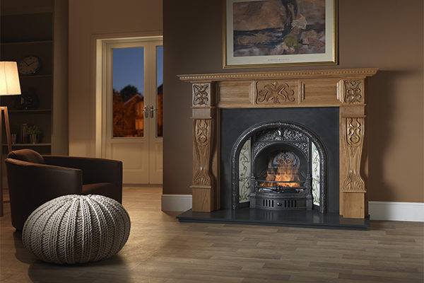 Cast Tec Bamburgh Wood Surround Quality Fireplaces